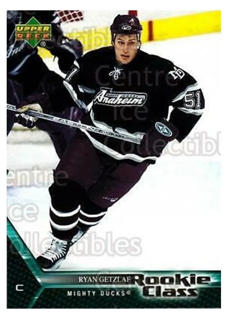 2005 Upper Deck Rookie Class Ryan Getzlaf #38 card