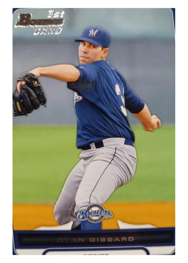 2012 Bowman Draft Ryan Gibbard #BDPP105 card