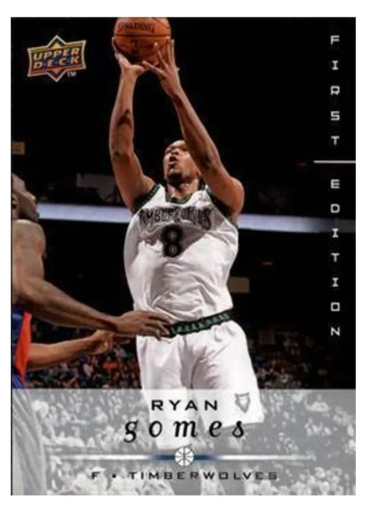 2008 Upper Deck First Edition Ryan Gomes #111 card