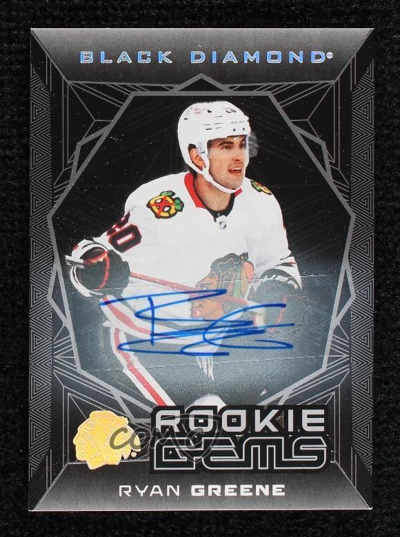 2025-26 Upper Deck Black Diamond Rookie Gems Signatures Ryan Greene #RGS-RG card
