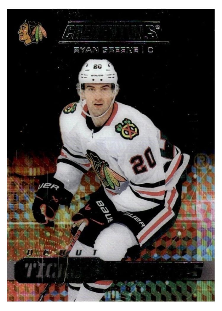 2025-26 Upper Deck Credentials Acetate Debut Ticket Access Ryan Greene #DTAA-RG card