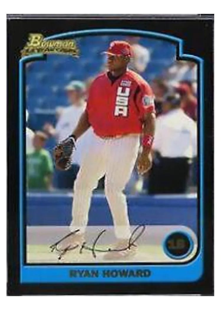 2003 Bowman Draft Picks Ryan Howard #138 card