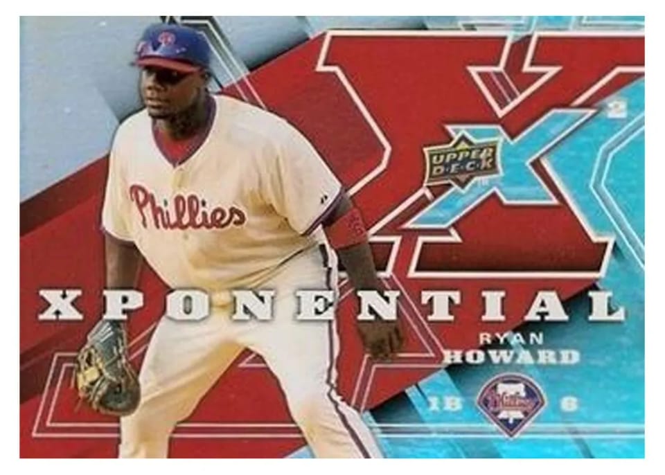 2008 Upper Deck X Xponential 2 Ryan Howard #X2-RH