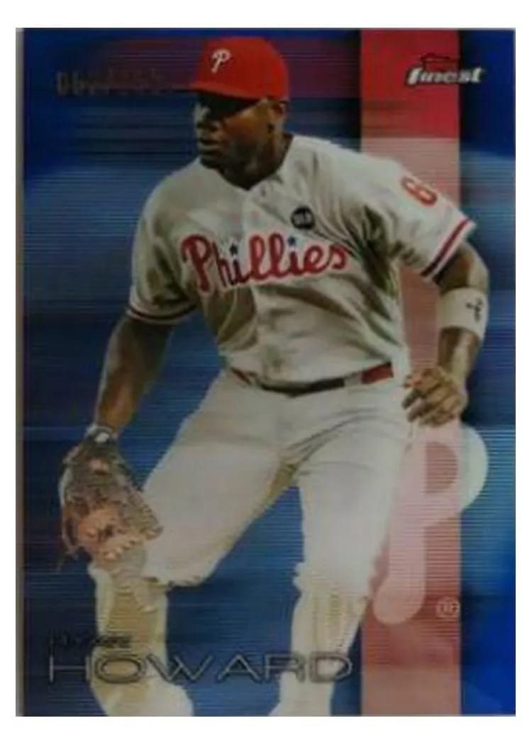 2016 Finest Base Set Ryan Howard #2 card