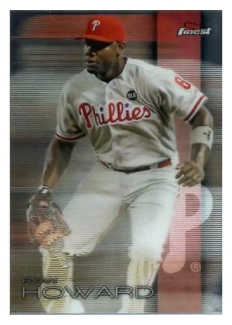 2016 Finest Base Set Ryan Howard #2 card