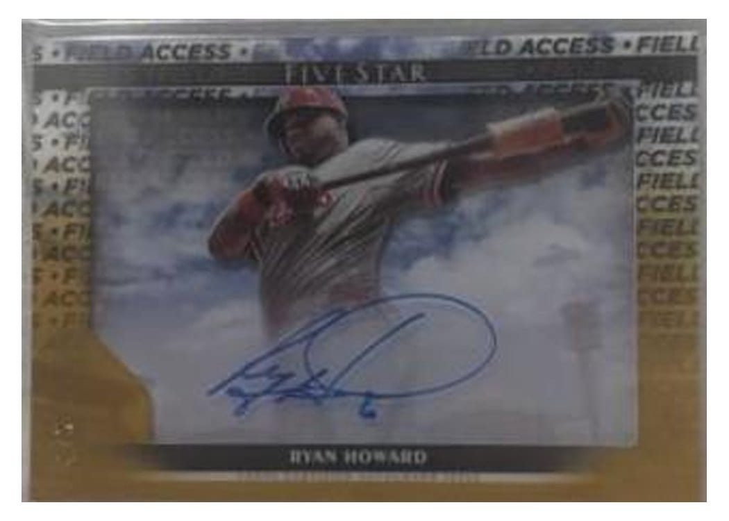 2024 Topps Five Star Field Access Ryan Howard #FA-RH card