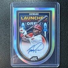 2025 Topps Cosmic Chrome Launched Into Orbit Autographs Ryan Howard #LIOA-RH