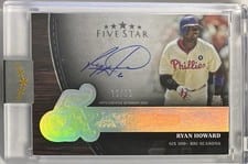 2025 Topps Five Star Five Time Signatures Ryan Howard #FTS-RH card