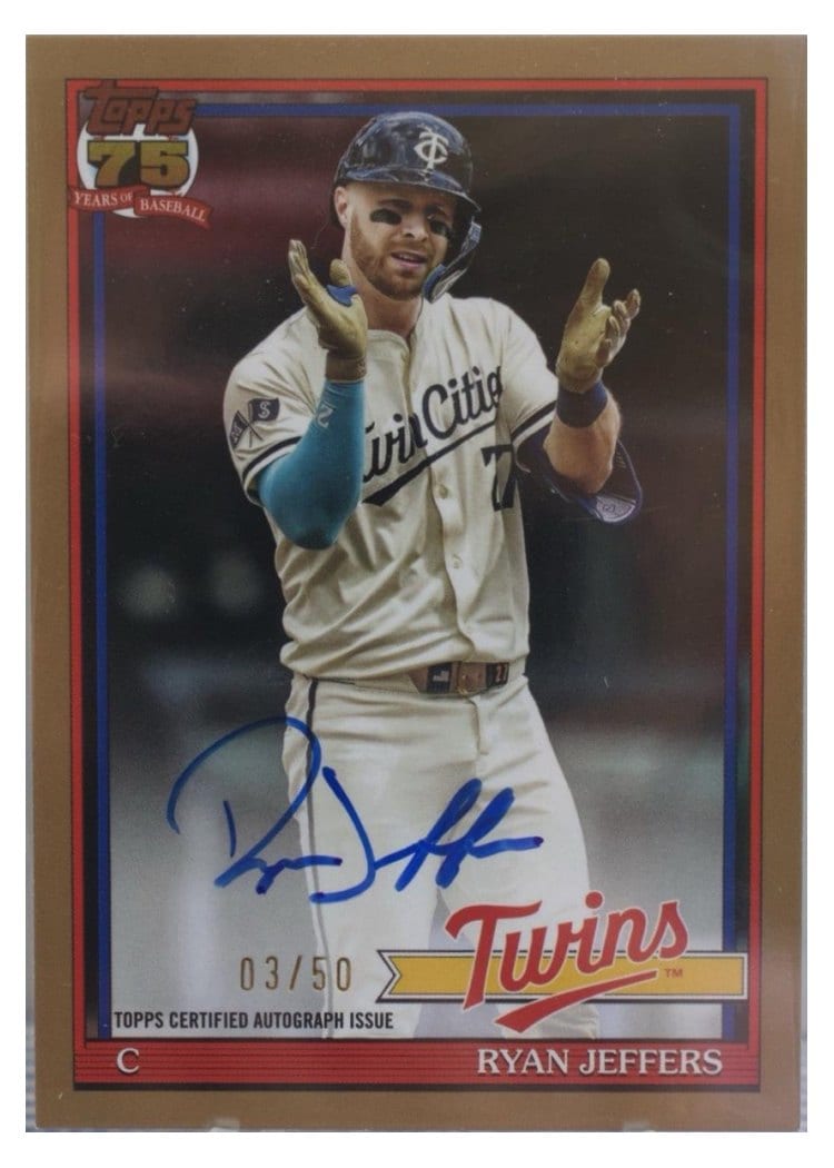 2026 Topps 1991 Topps Autographs Ryan Jeffers #91A-JEF card