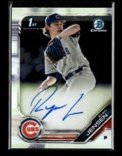 2019 Bowman Draft Chrome Picks Autograph Ryan Jensen #CDA-RJ card