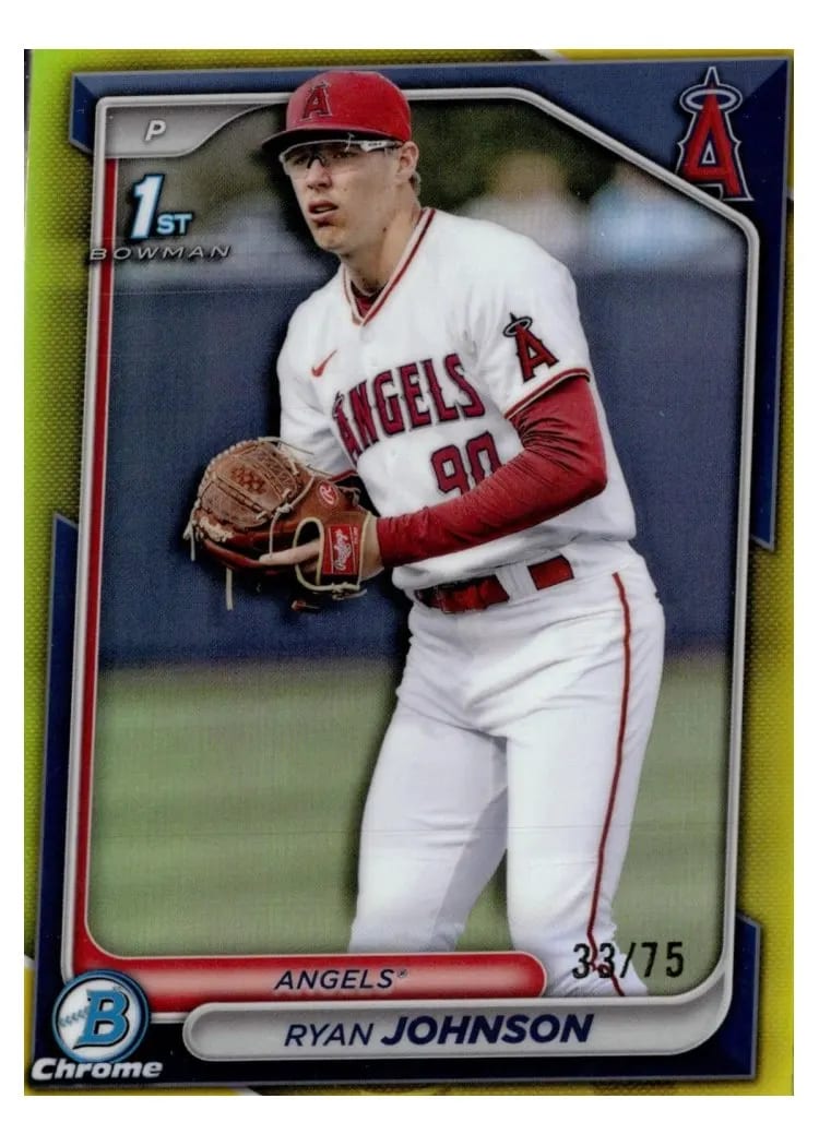 2024 Bowman Draft Chrome Ryan Johnson #BDC-41 card