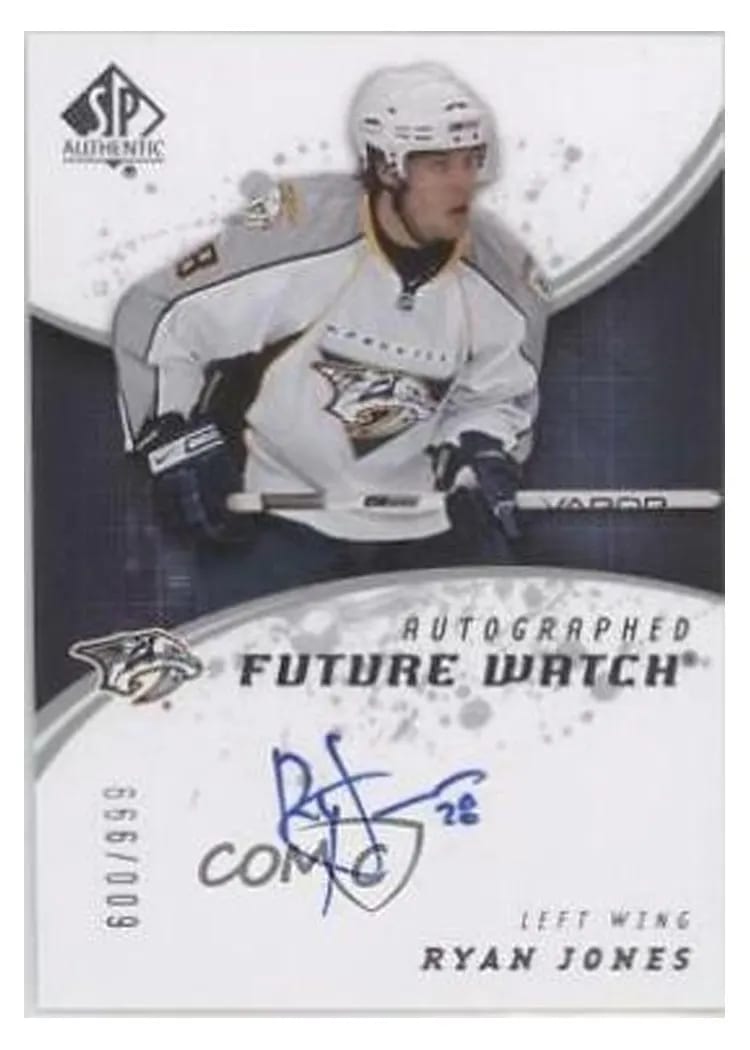 2008 SP Authentic Ryan Jones #194 card