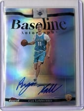 2025-26 Finest Baseline Autographs Ryan Kalkbrenner #BA-RK card