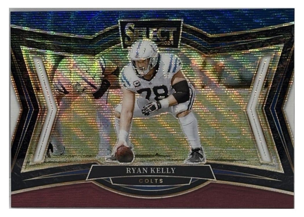 2024 Panini Select Base Set Ryan Kelly Tri-Color Prizm #491 card