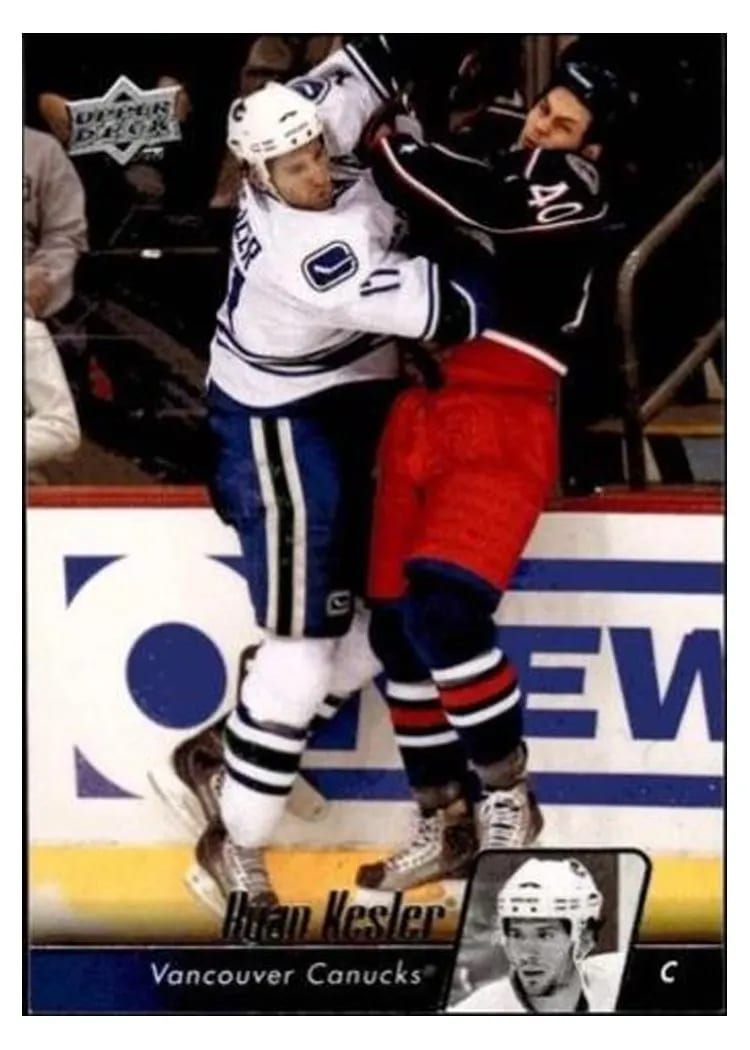 2010 Upper Deck RYAN KESLER #8 card