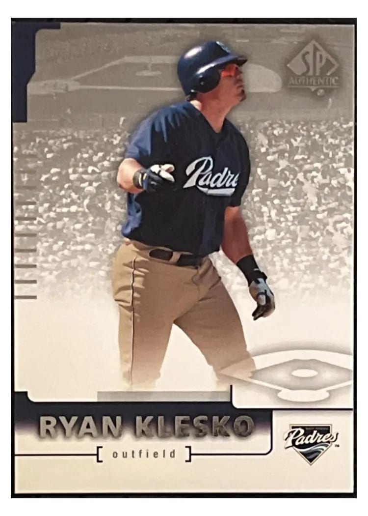 2004 SP Authentic Ryan Klesko #10 card