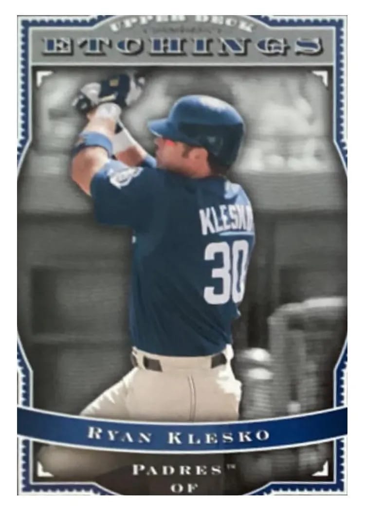 2004 Upper Deck Etchings Ryan Klesko #84 card