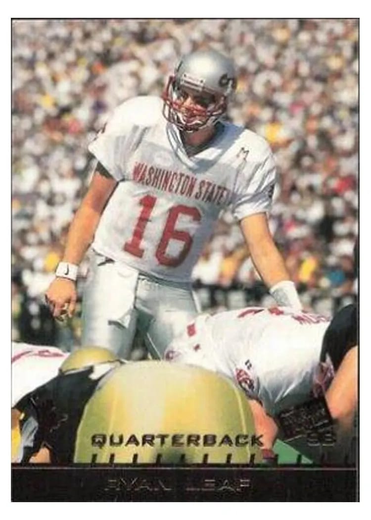 1998 Press Pass Ryan Leaf #2 card