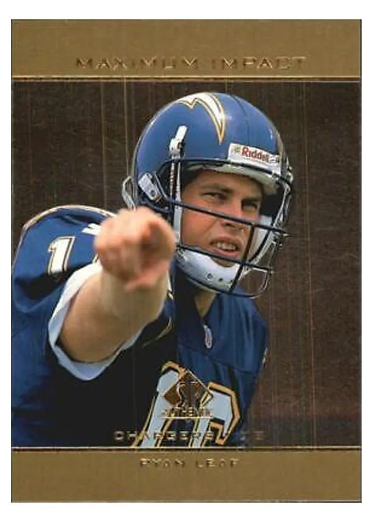 1998 SP Authentic Maximum Impact Ryan Leaf #SE23 card