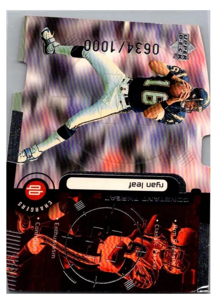 1998 Upper Deck Constant Threat Ryan Leaf #CT16 card