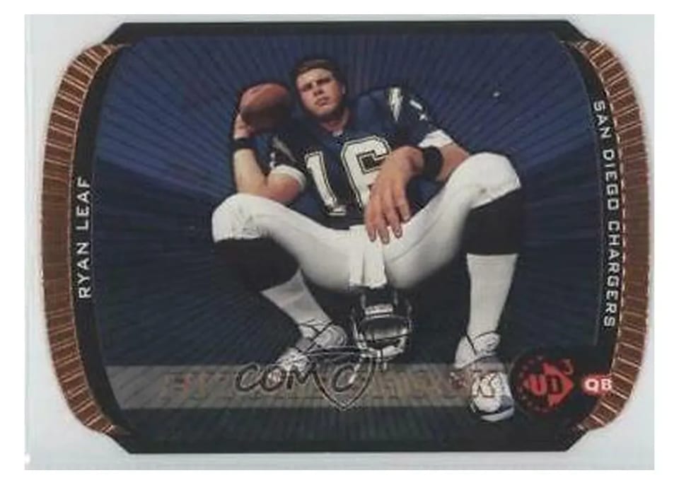 1998 Upper Deck UD3 Ryan Leaf #2 card