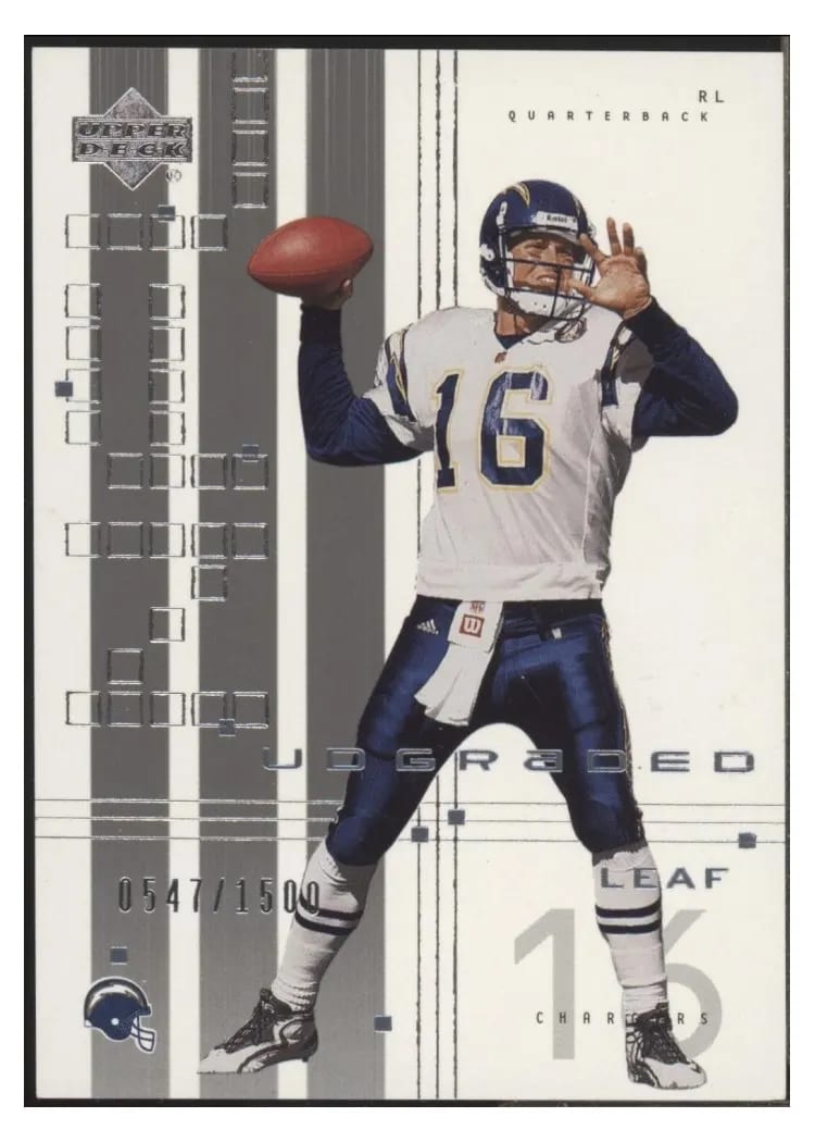 2000 Upper Deck Graded Ryan Leaf #73 card