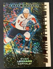 2025-26 Upper Deck Black Diamond Diamonation Ryan Leonard #DN-RL card