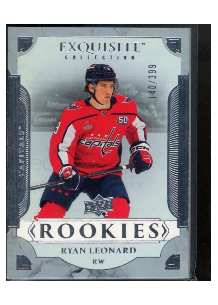 2025-26 Upper Deck Black Diamond Exquisite Rookies Ryan Leonard #R-RL card