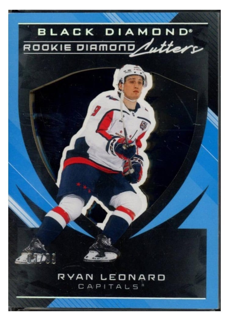 2025-26 Upper Deck Black Diamond Rookie Diamond Cutters Ryan Leonard #RDC-RL card