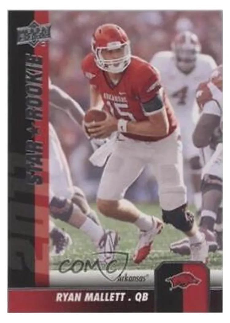 2011 Upper Deck Ryan Mallett #207 card