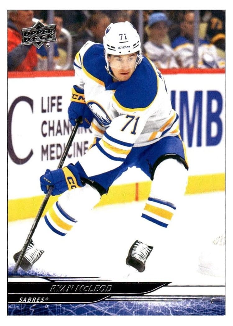 2024-25 Upper Deck Base Set Ryan McLeod #513 card