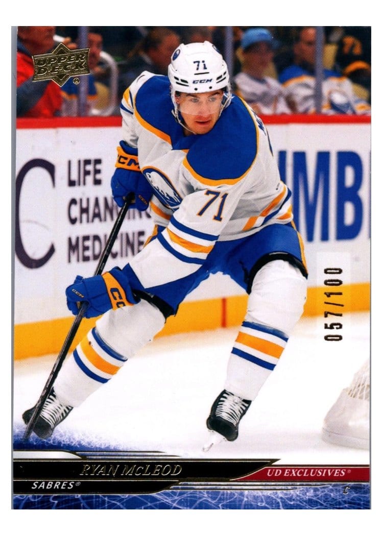2024-25 Upper Deck Base Set Ryan McLeod #513 card