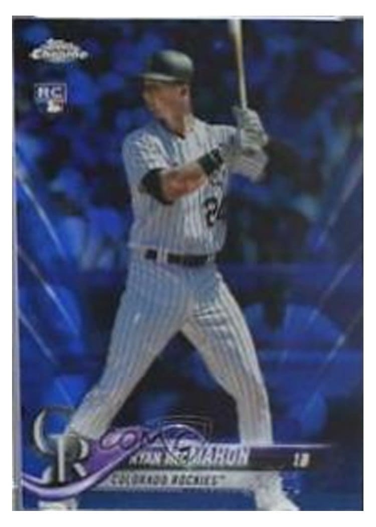 2018 Topps Chrome Base Set Ryan McMahon #21 card