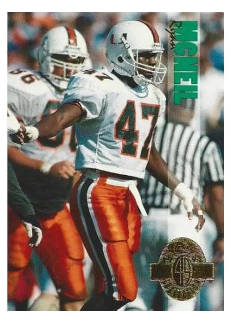 1993 Classic Four Sport Ryan McNeil #172 card