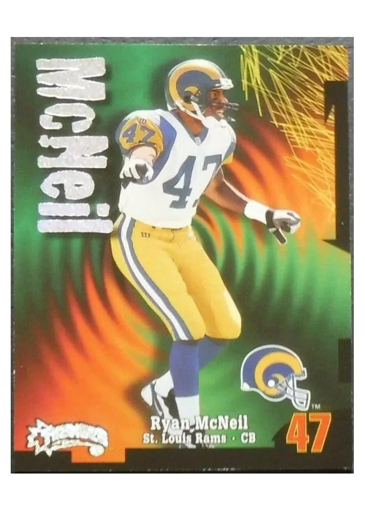 1998 Skybox Thunder Ryan McNeil #39 card