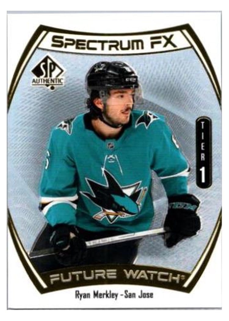 2021-22 SP Authentic Spectrum FX Ryan Merkley #S-42 card