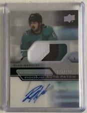 2021-22 Upper Deck Premier Acetate Rookie Autograph Patch Ryan Merkley #AR-RM card