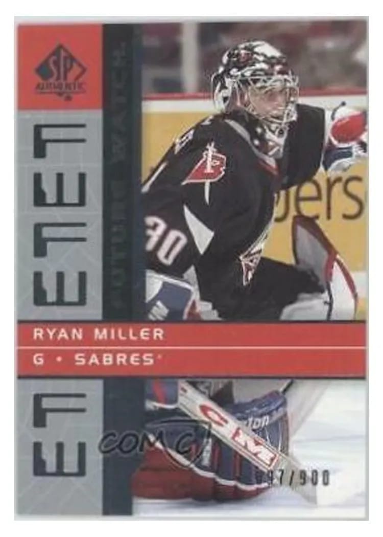 2002 SP Authentic Ryan Miller #166 card