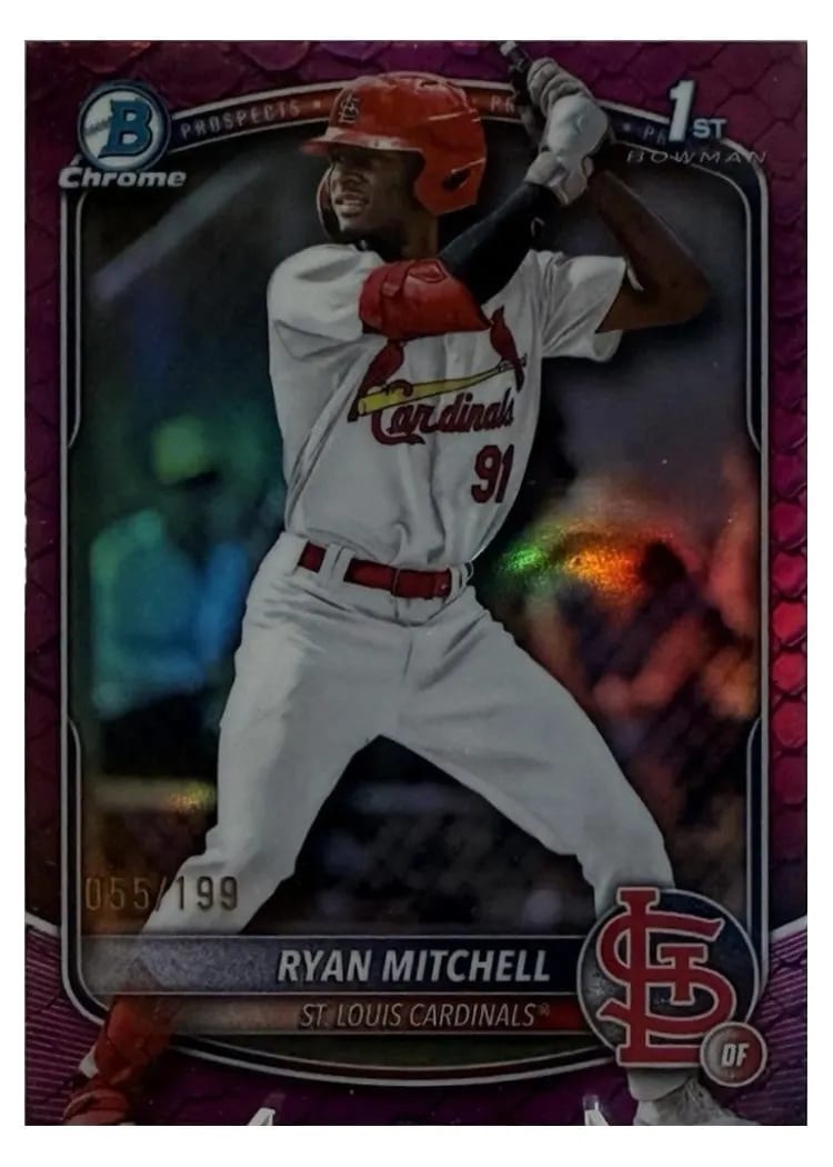 2025 Bowman Draft Chrome Ryan Mitchell #BDC-77 card