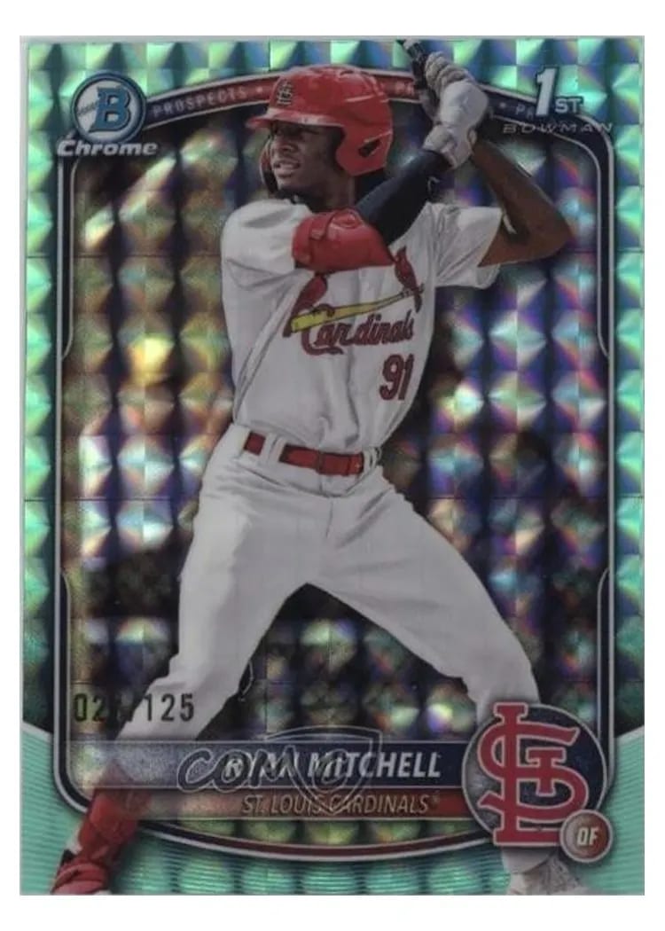2025 Bowman Draft Chrome Ryan Mitchell #BDC-77 card