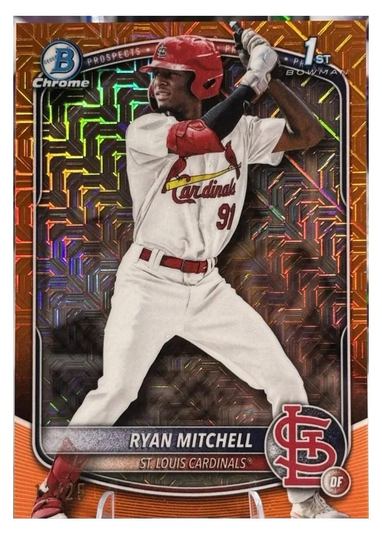 2025 Bowman Draft Chrome Ryan Mitchell #BDC-77 card