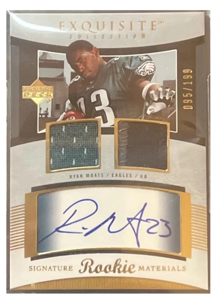 2005 Upper Deck Exquisite Collection Ryan Moats #100 card