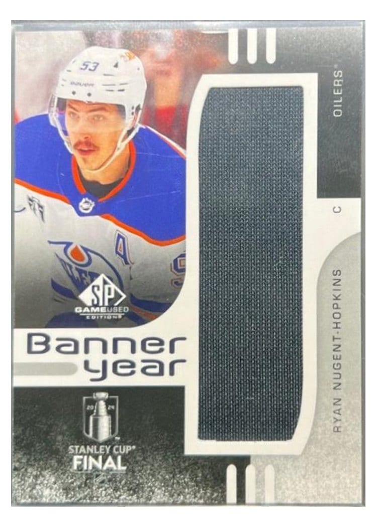 2024-25 SP Game Used 2024 Stanley Cup Finals Banner Year Relics Ryan Nugent-Hopkins #BYSC-RN card
