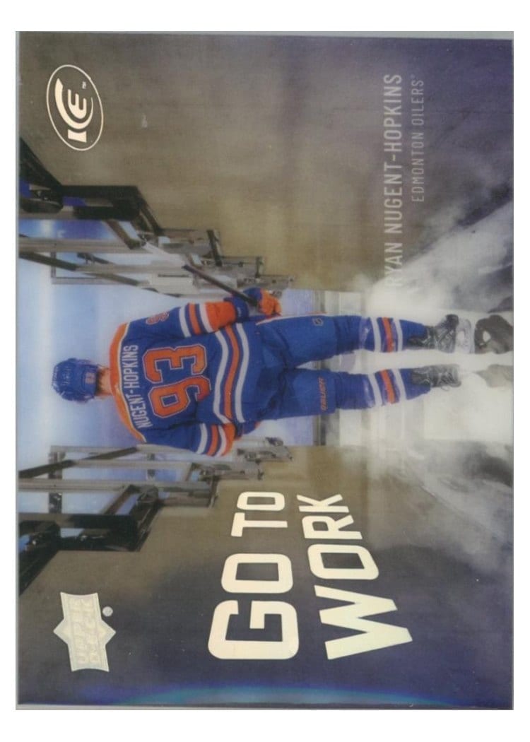 2024-25 Upper Deck Ice Go to Work Ryan Nugent-Hopkins #GTW-1 card