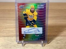 2023-24 Upper Deck Allure Color Flow Full Rainbow Auto Ryan O'Reilly #CFA-RO card