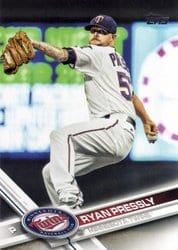 2017 Topps Base Set Ryan Pressly #568 card