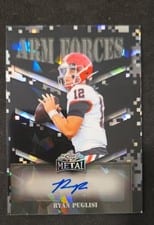 2025 Leaf Metal 92 Autographs Ryan Puglisi #92L-RP1 card