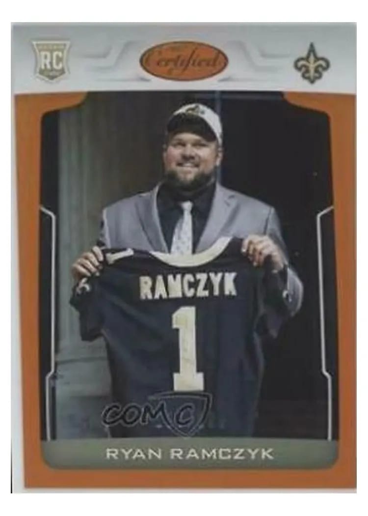 2017 Panini Certified Ryan Ramczyk Mirror Orange #171 card