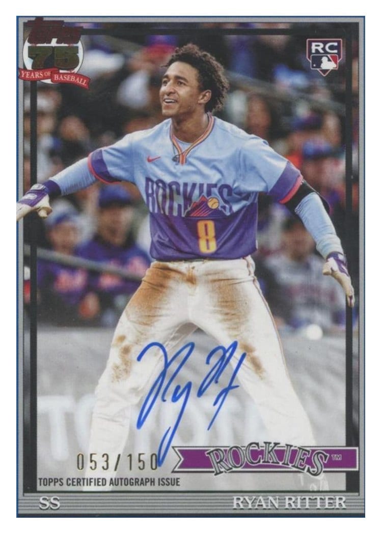 2026 Topps 1991 Topps Autographs Ryan Ritter #91A-RIT card