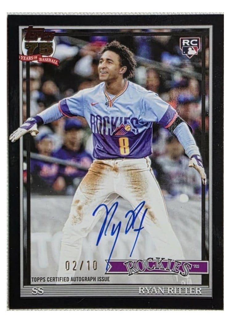 2026 Topps 1991 Topps Autographs Ryan Ritter #91A-RIT card